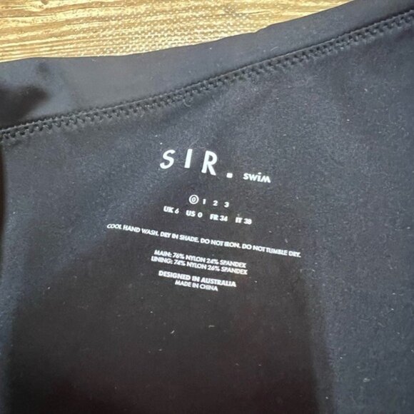 SIR. Hendry One-Piece Swimsuit in Black - Picture 8 of 11